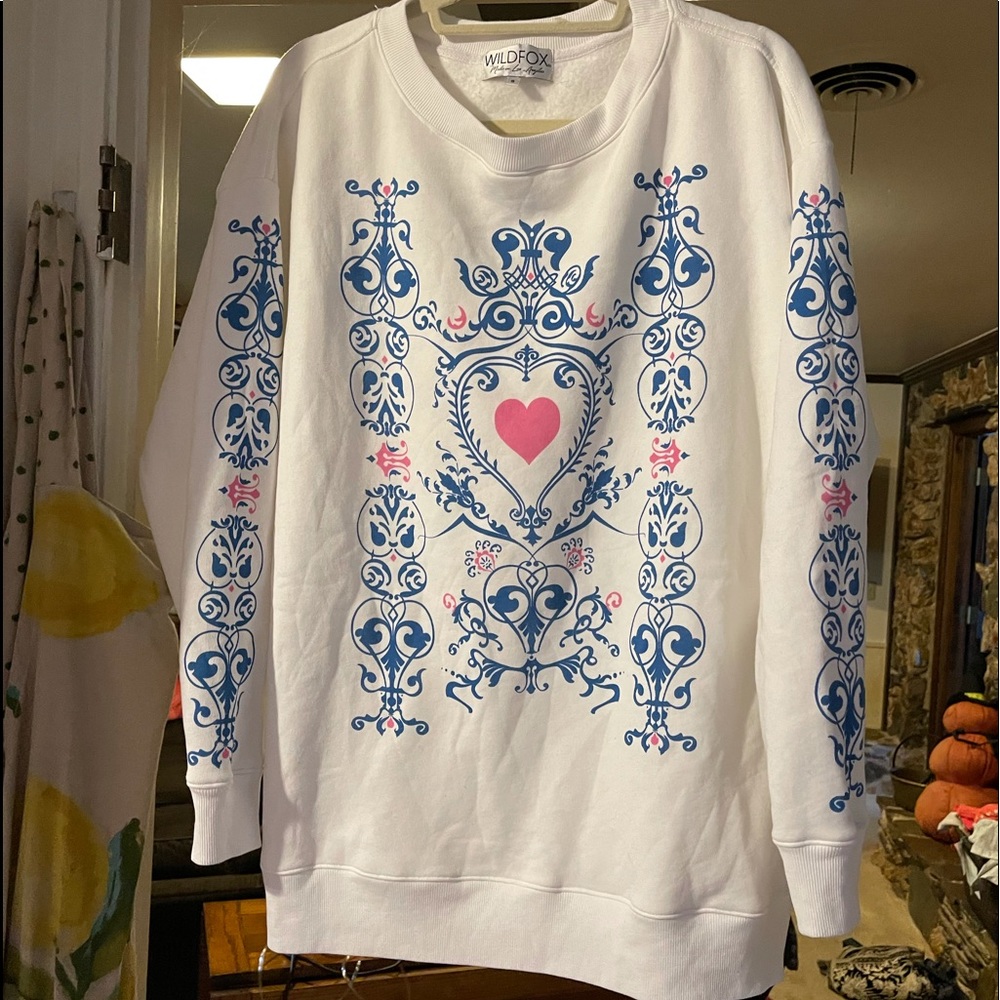 Wild fox sweatshirt Never worn